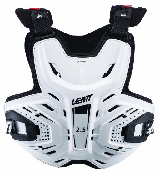 CHEST PROTECTOR 2.5 ADULT WHITE