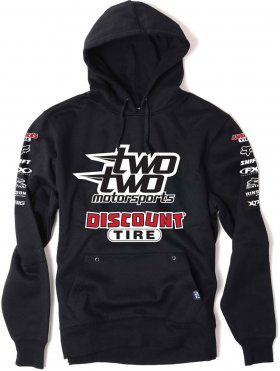 Hoody Two Two Team Pullover bk X-large