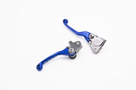 Pivot brake & clutch lever set Husqvarna 4-strokes 14-17 blue