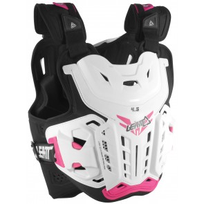 CHEST PROTECTOR 4.5 WHITE/PINK JACKI LADY